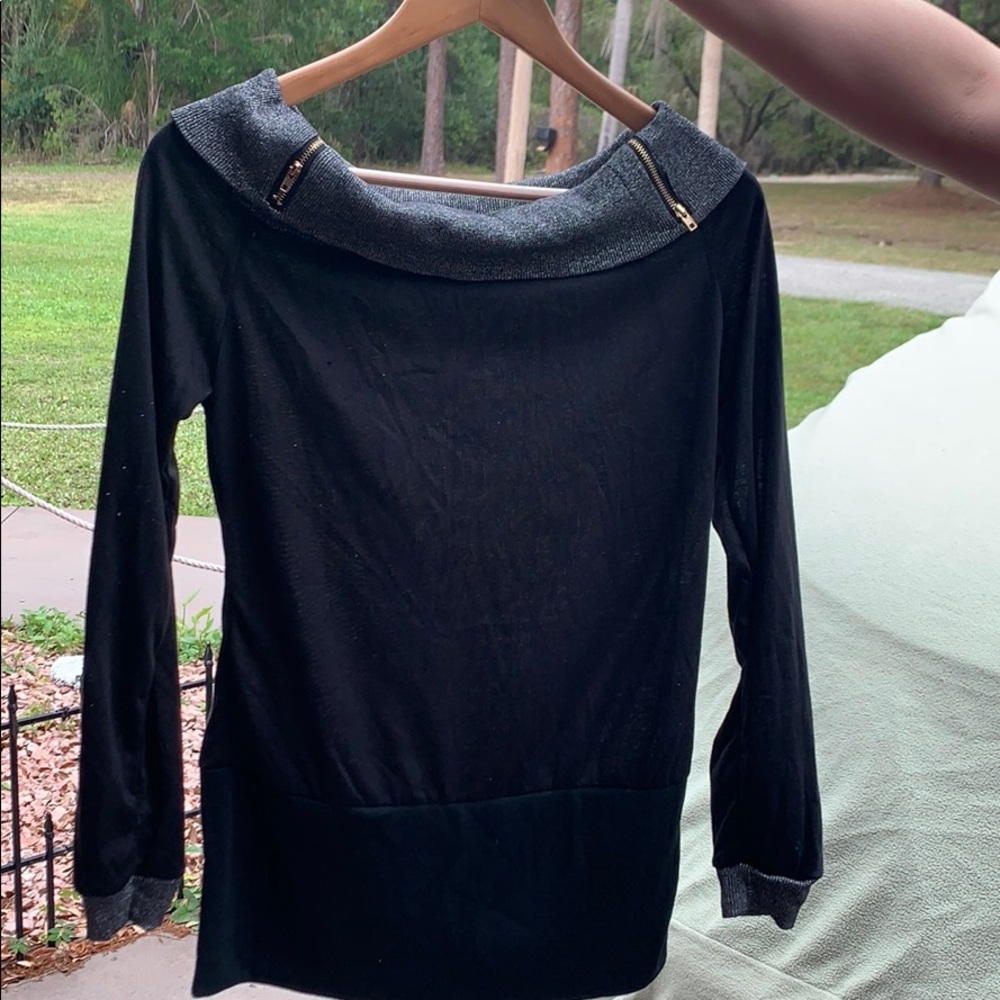 Off the shoulder shirt